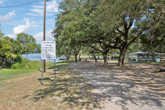 a view of outdoor space with trees