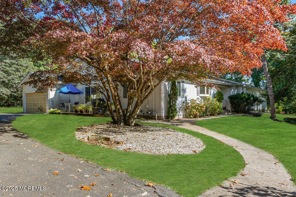 642 Rankin Road Brielle, NJ 08730 - Photo 48 of 59 a front view of a house with a garden and tree