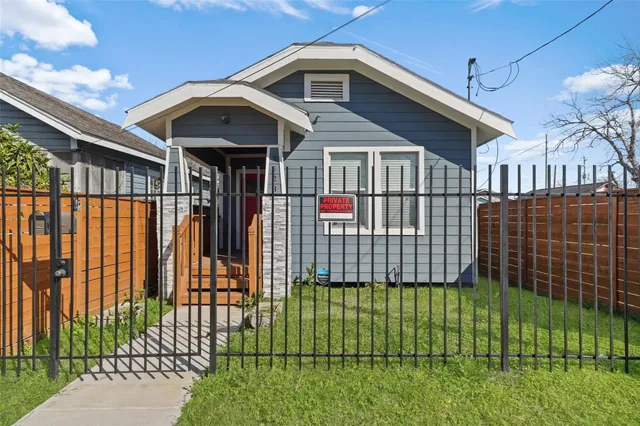 a front view of a house with a balcony