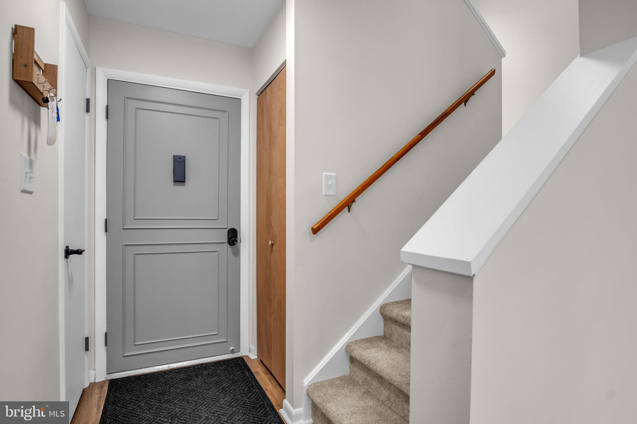 Inviting entryway with modern charm.