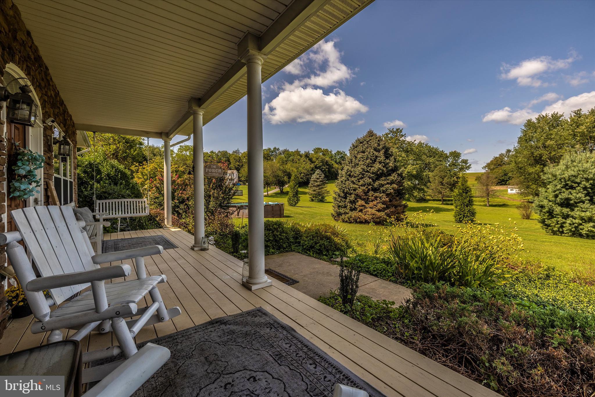 4235 Bark Hill Road Union Bridge, MD 21791 - Photo 49 of 69 Porch w view