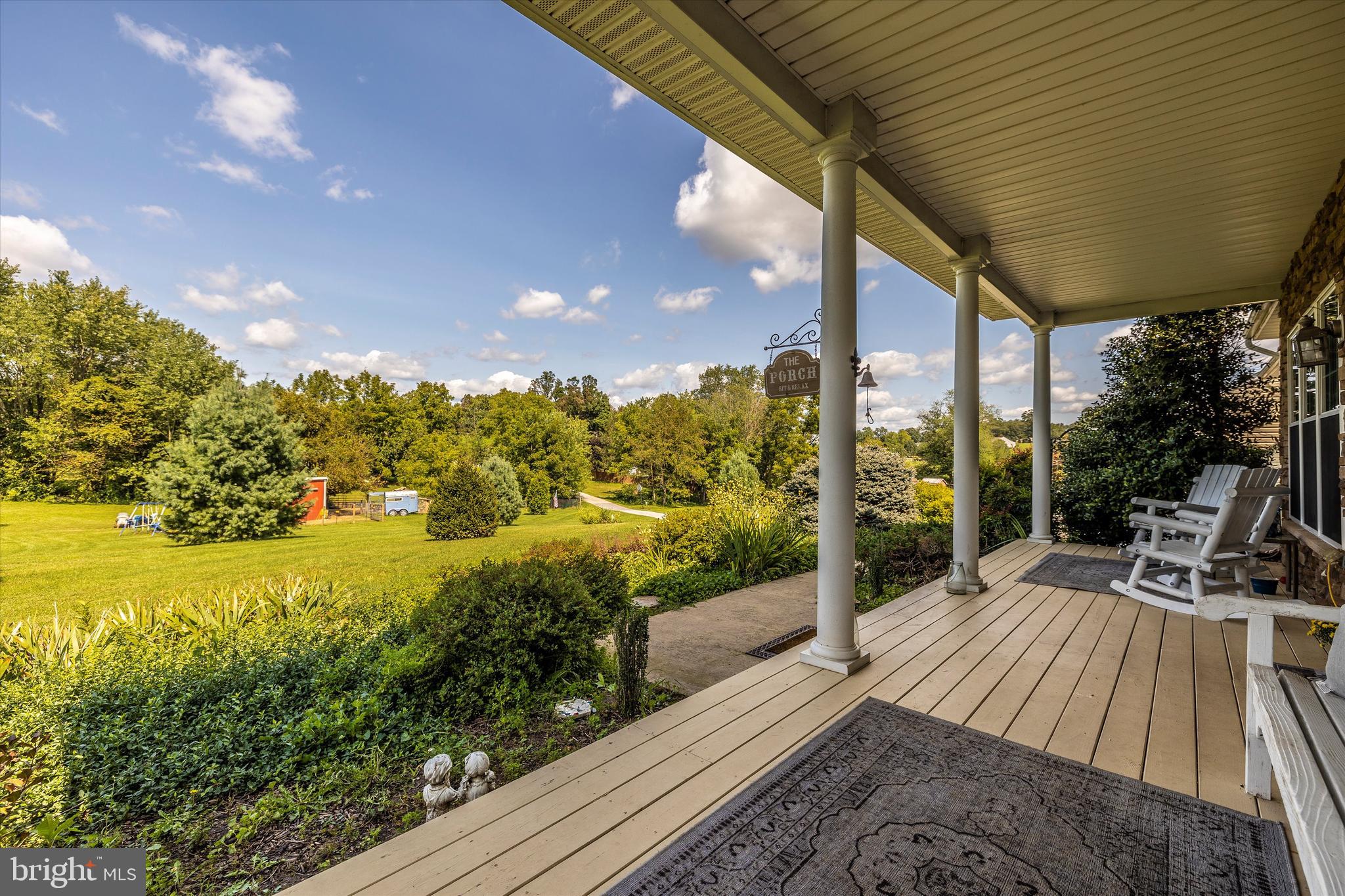 4235 Bark Hill Road Union Bridge, MD 21791 - Photo 50 of 69 Porch w view