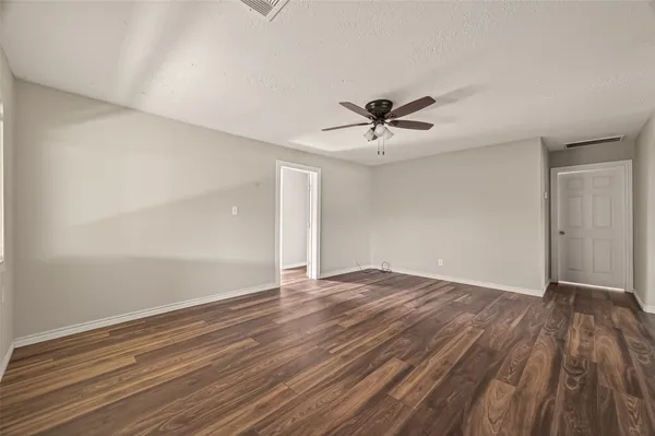 wooden floor in an empty room