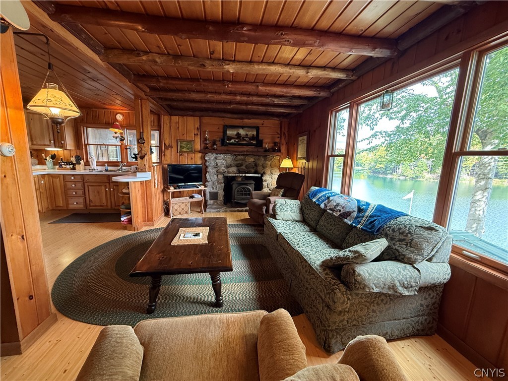 141 Island View Road Boonville, NY 13309 - Photo 10 of 45 Living room room with fireplace