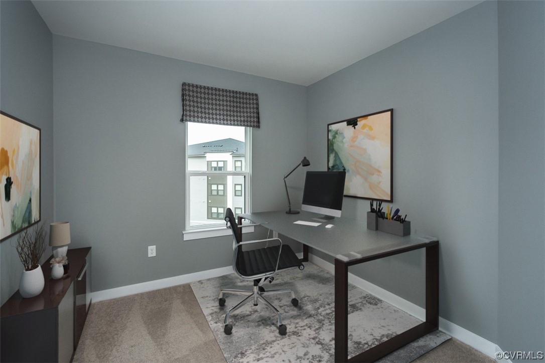 4100 Maze Runner Drive, Unit 406 Midlothian, VA 23112 - Photo 6 of 34 a workspace with furniture and window