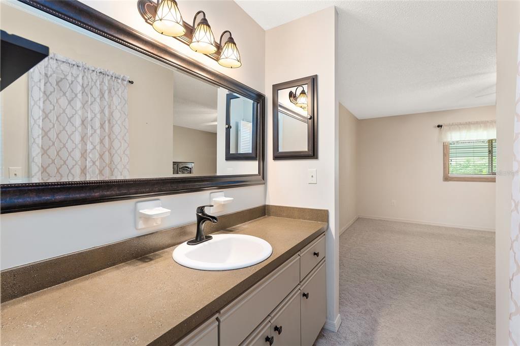 9499 Southeast 174th Loop Summerfield, FL 34491 - Photo 39 of 46 a bathroom with a sink and a mirror