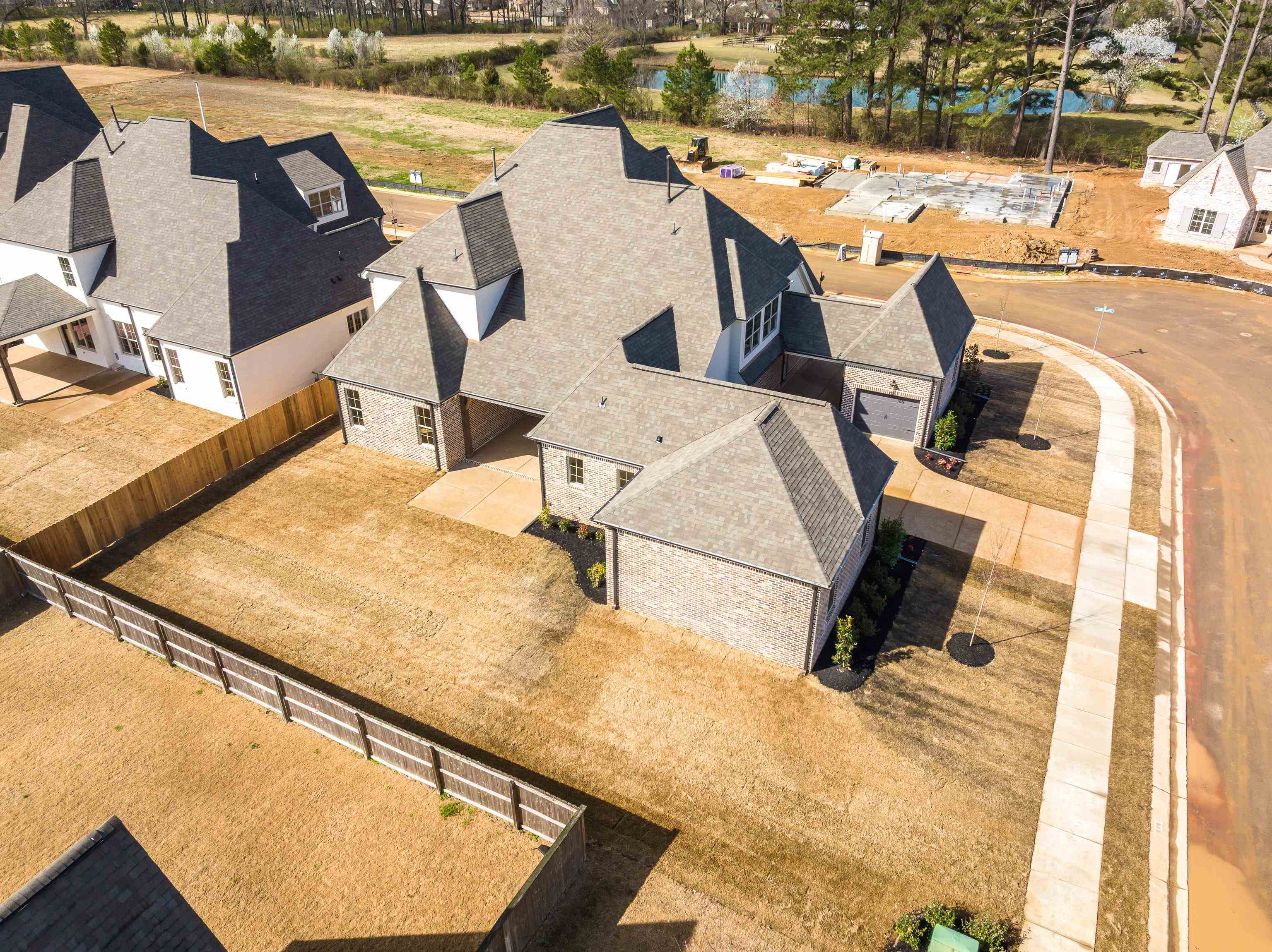 594 Cedar Shadows Circle West Collierville, TN 38017 - Photo 39 of 40 a view of a swimming pool with outdoor seating