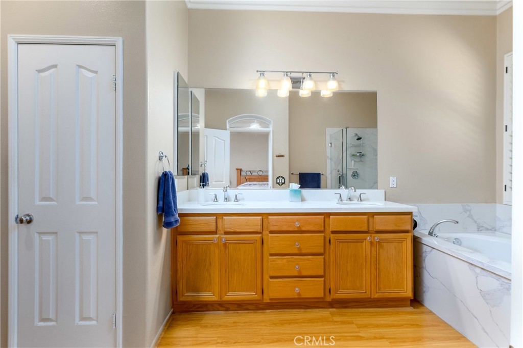 41783 Niblick Road Temecula, CA 92591 - Photo 33 of 33 a bathroom with a sink and a mirror