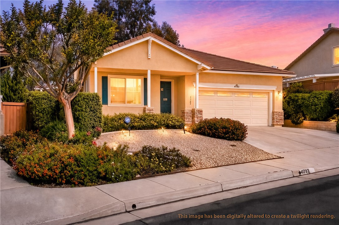 41783 Niblick Road Temecula, CA 92591 - Photo 4 of 33 a front view of a house with garden