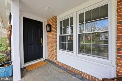 a view of front door