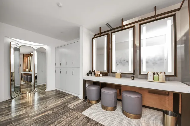 a very nice looking room with a large window