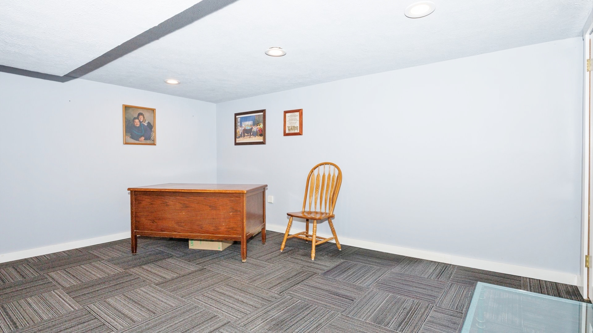 210 West North Street Colfax, IL 61728 - Photo 30 of 40 a view of a workspace with furniture and wooden floor