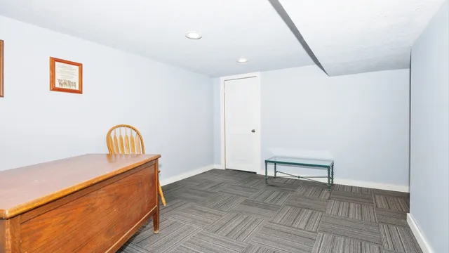 a view of storage and utility room