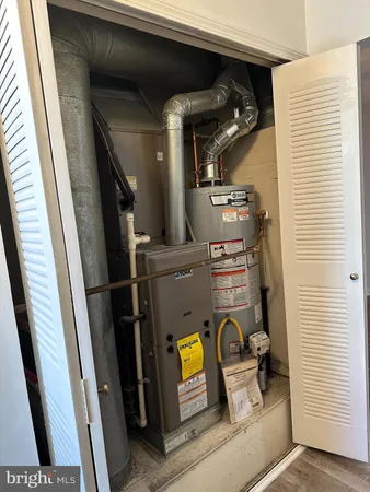 a view of storage and utility room