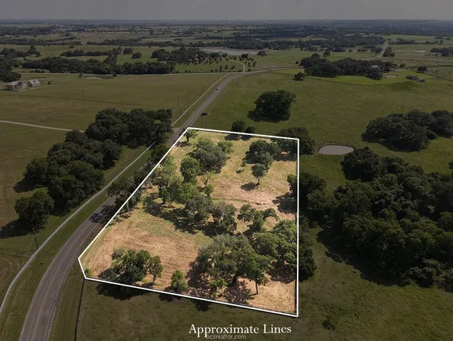 an aerial view of lake
