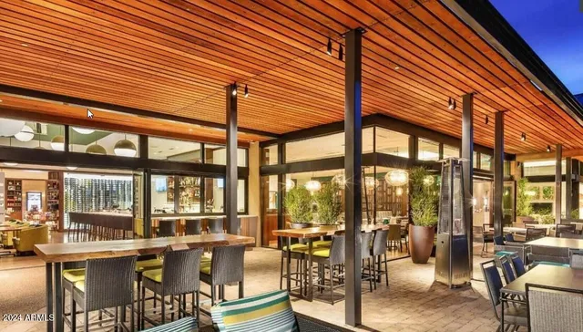 a living room filled with furniture