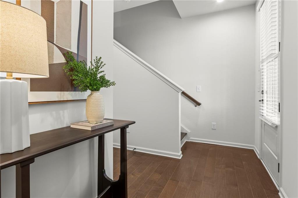 718 Needletail Way Atlanta, GA 30312 - Photo 3 of 44 a view of entryway with wooden floor