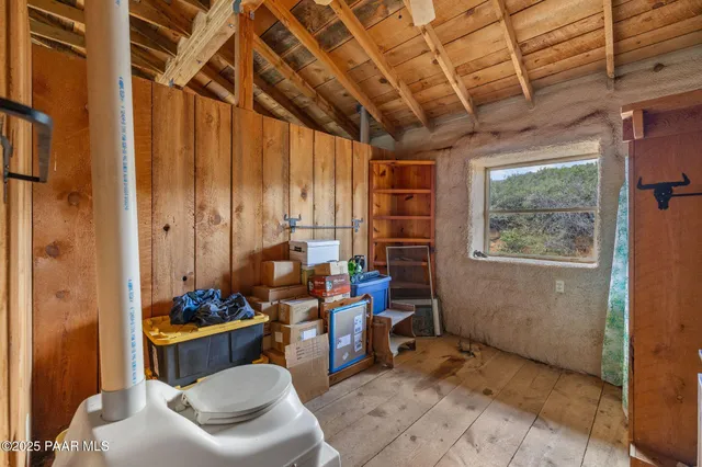 a backyard of a house