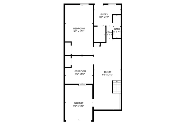 a picture of a floor plan