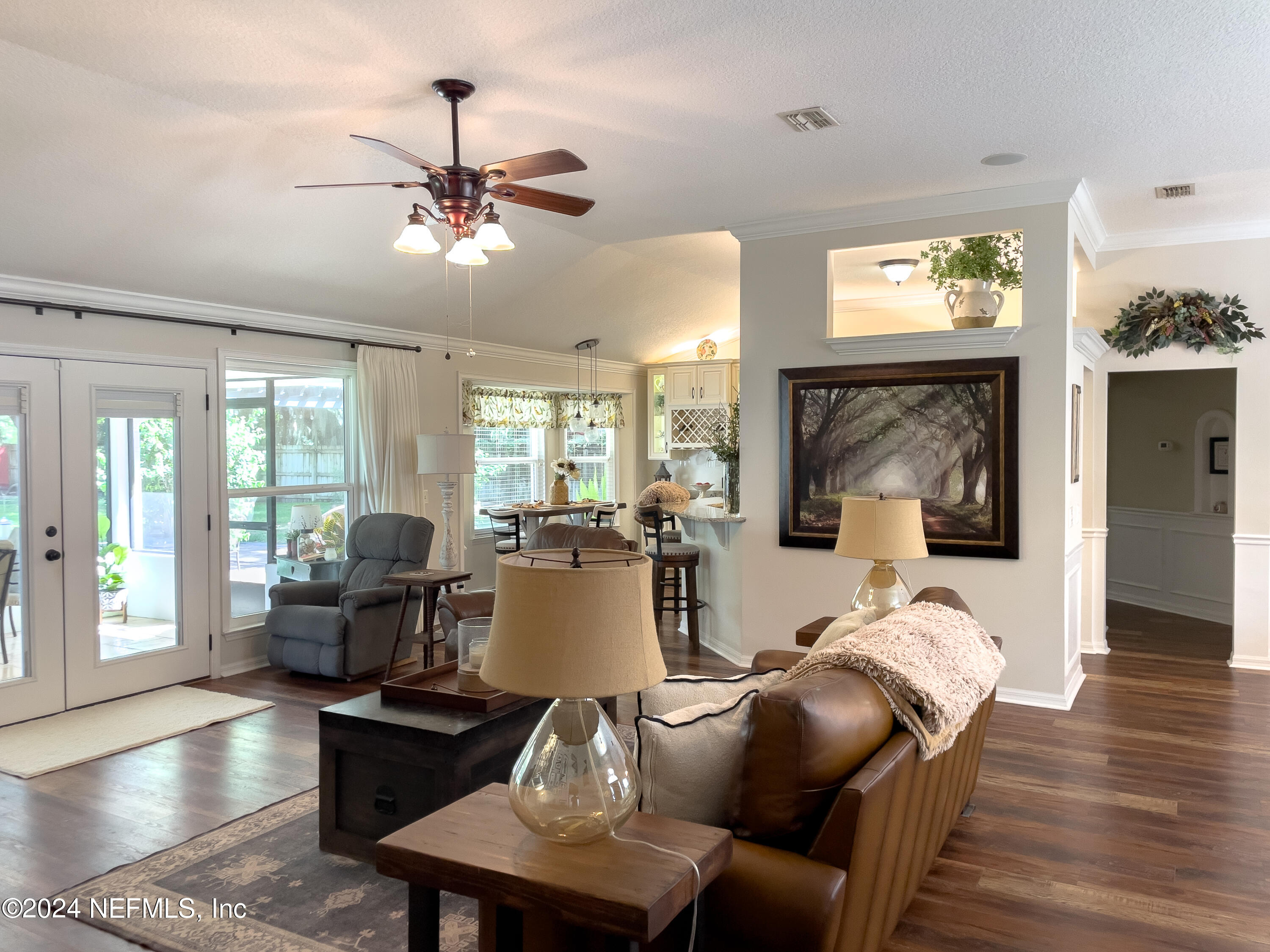 112 Eberhard Avenue Palatka, FL 32177 - Photo 34 of 48 a living room with furniture and wooden floor