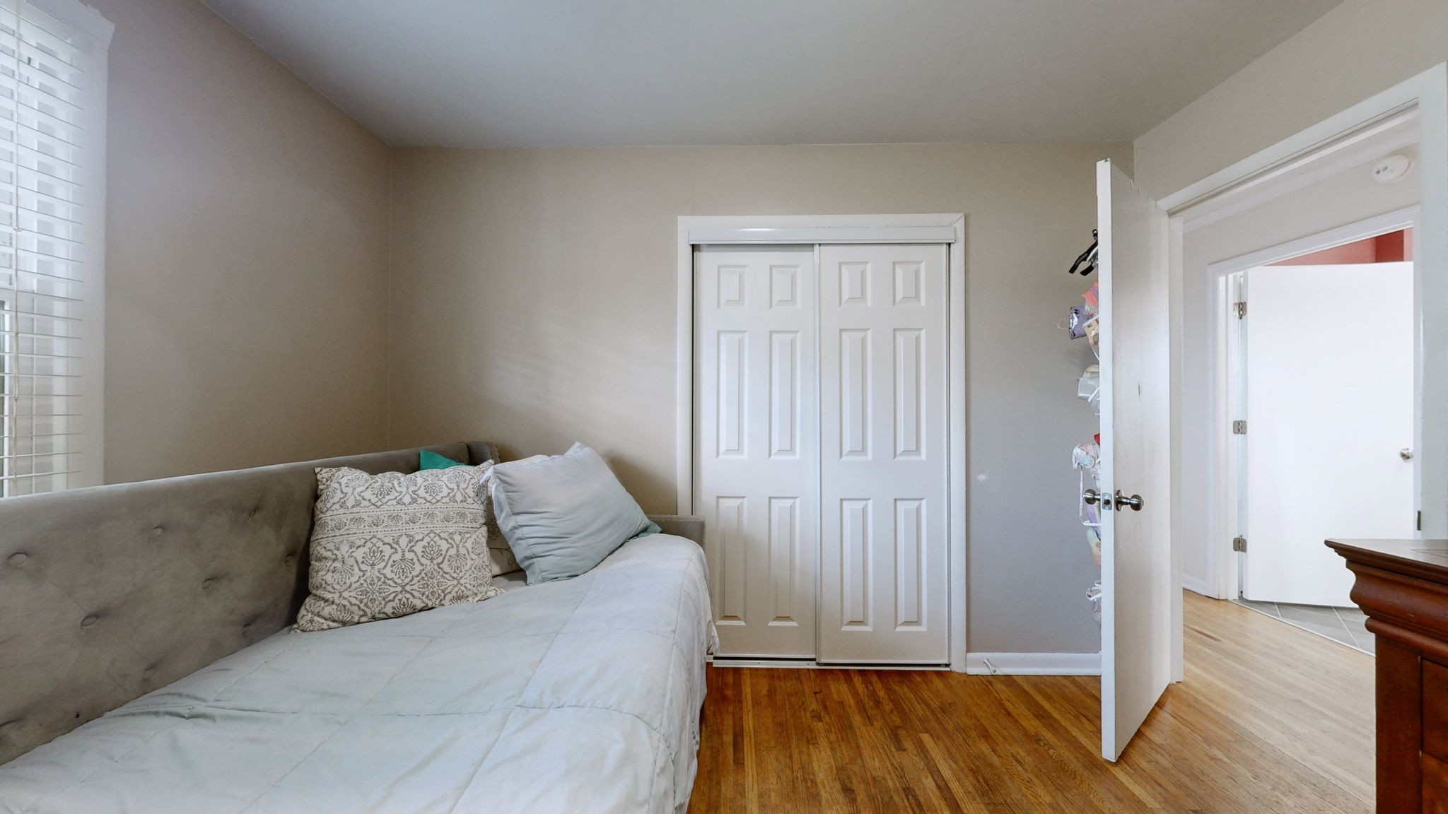 2245 North Ranch Road Murfreesboro, TN 37129 - Photo 17 of 29 a bedroom with a bed and wooden floor
