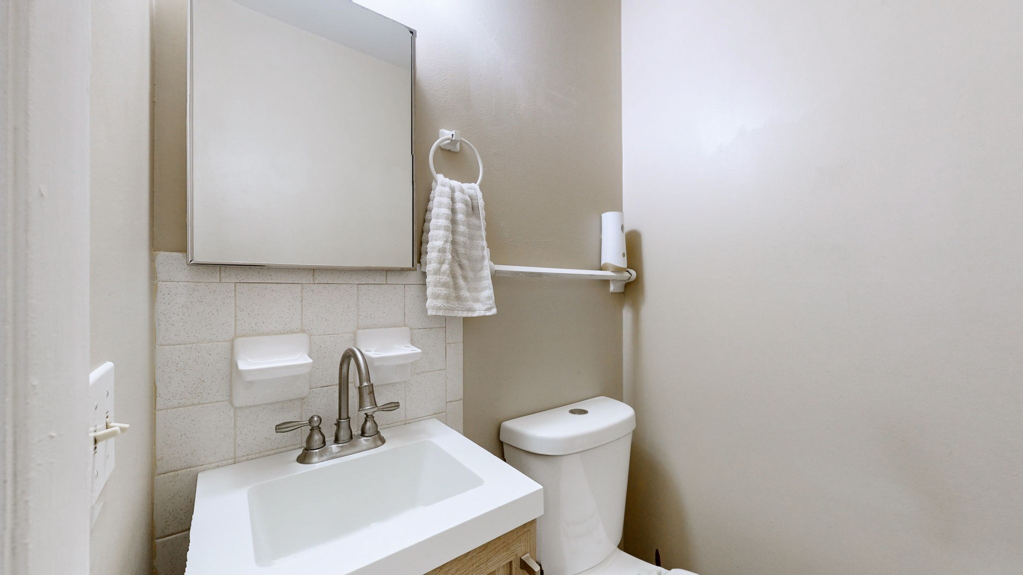 2245 North Ranch Road Murfreesboro, TN 37129 - Photo 23 of 29 a bathroom with a sink a toilet and a mirror