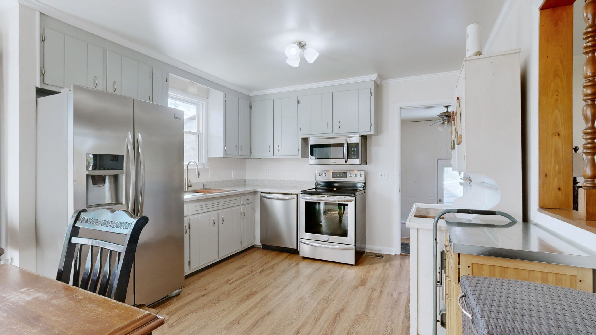 2245 North Ranch Road Murfreesboro, TN 37129 - Photo 8 of 29 a kitchen with stainless steel appliances granite countertop a refrigerator and a stove top oven