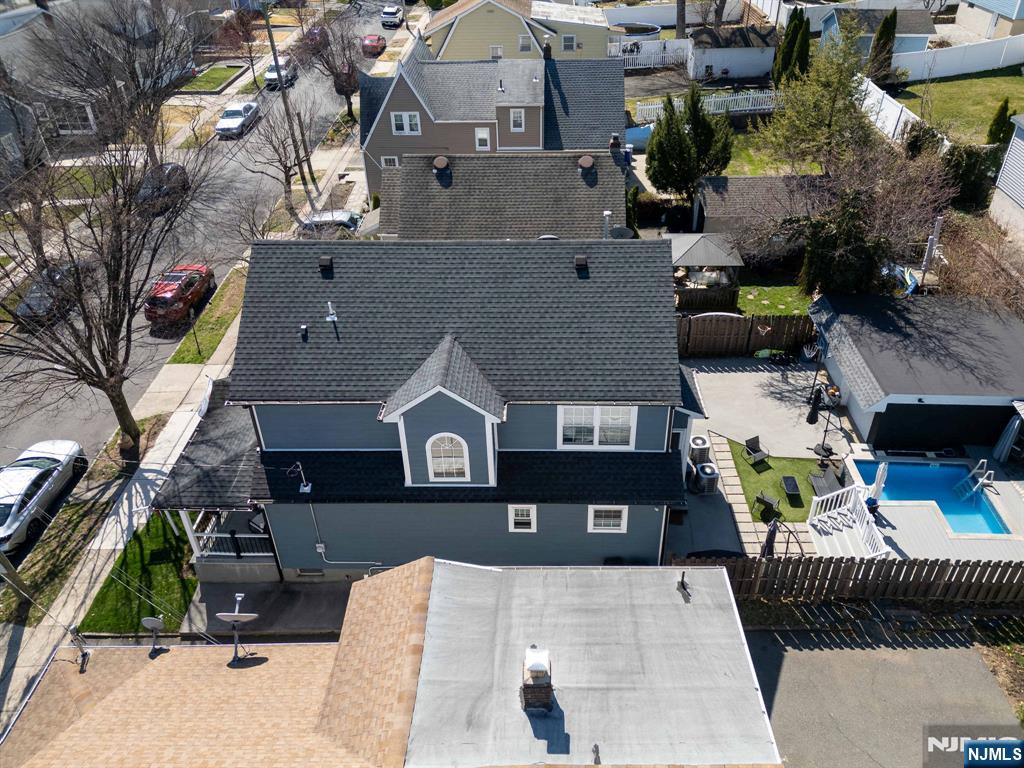 126 Ridge Avenue Bloomfield, NJ 07003 - Photo 43 of 45 an aerial view of a house with a patio