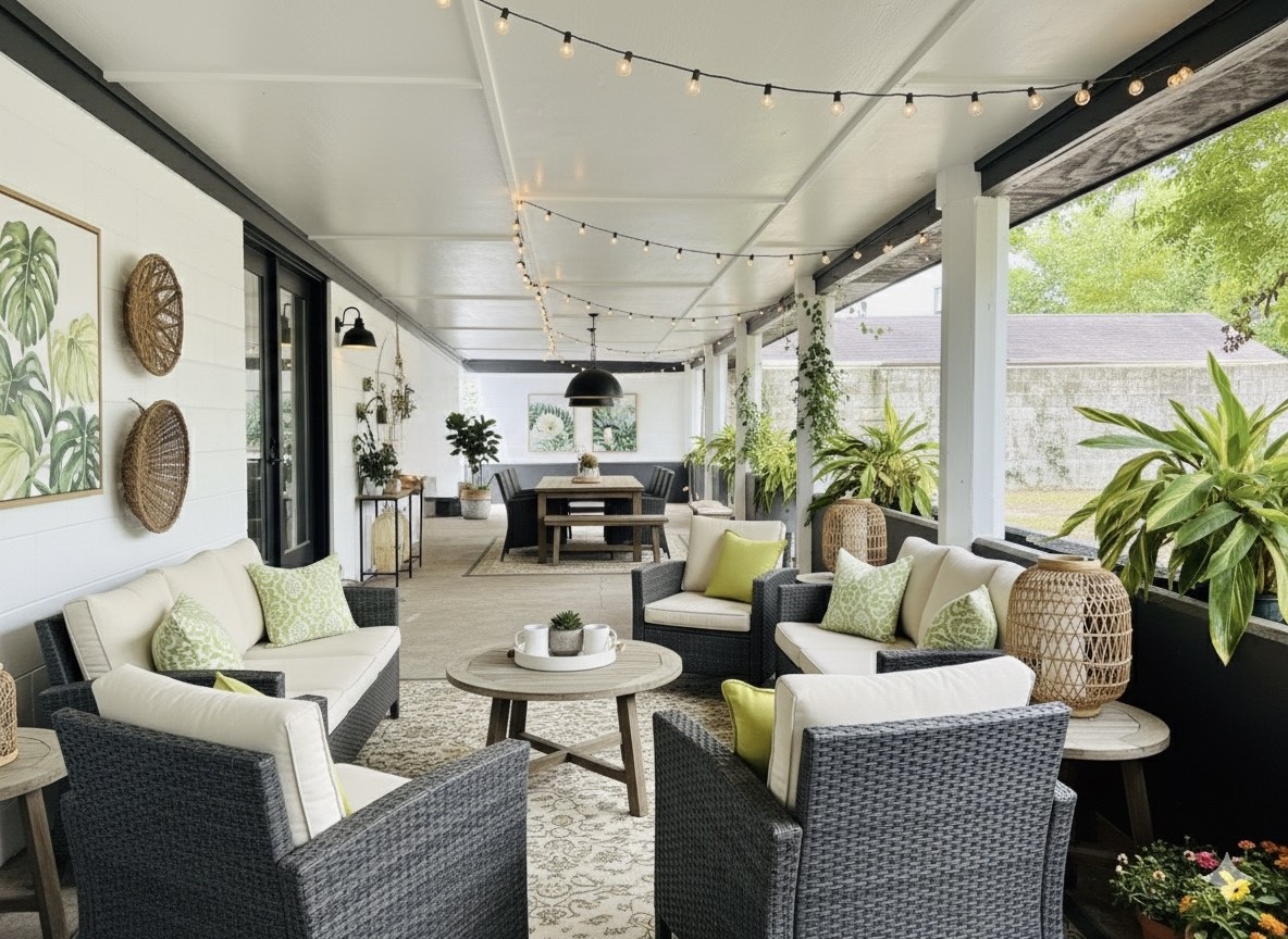 3726 Heatherbrook Drive Houston, TX 77045 - Photo 17 of 17 a living room with furniture and a large window