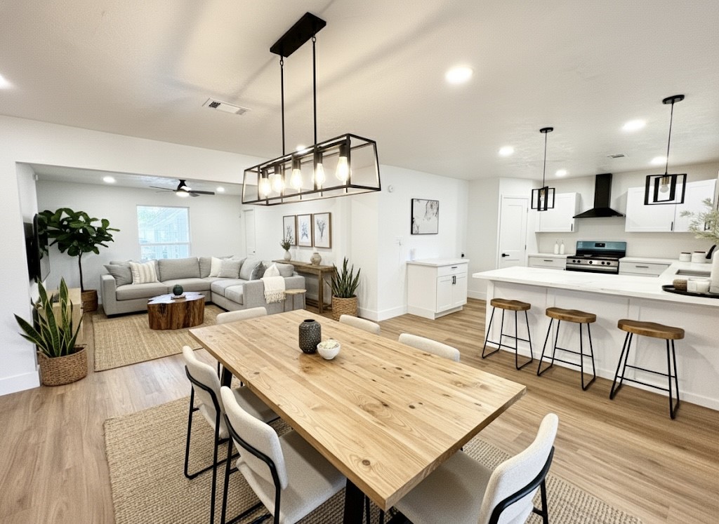 3726 Heatherbrook Drive Houston, TX 77045 - Photo 2 of 17 a view of a dining area with furniture