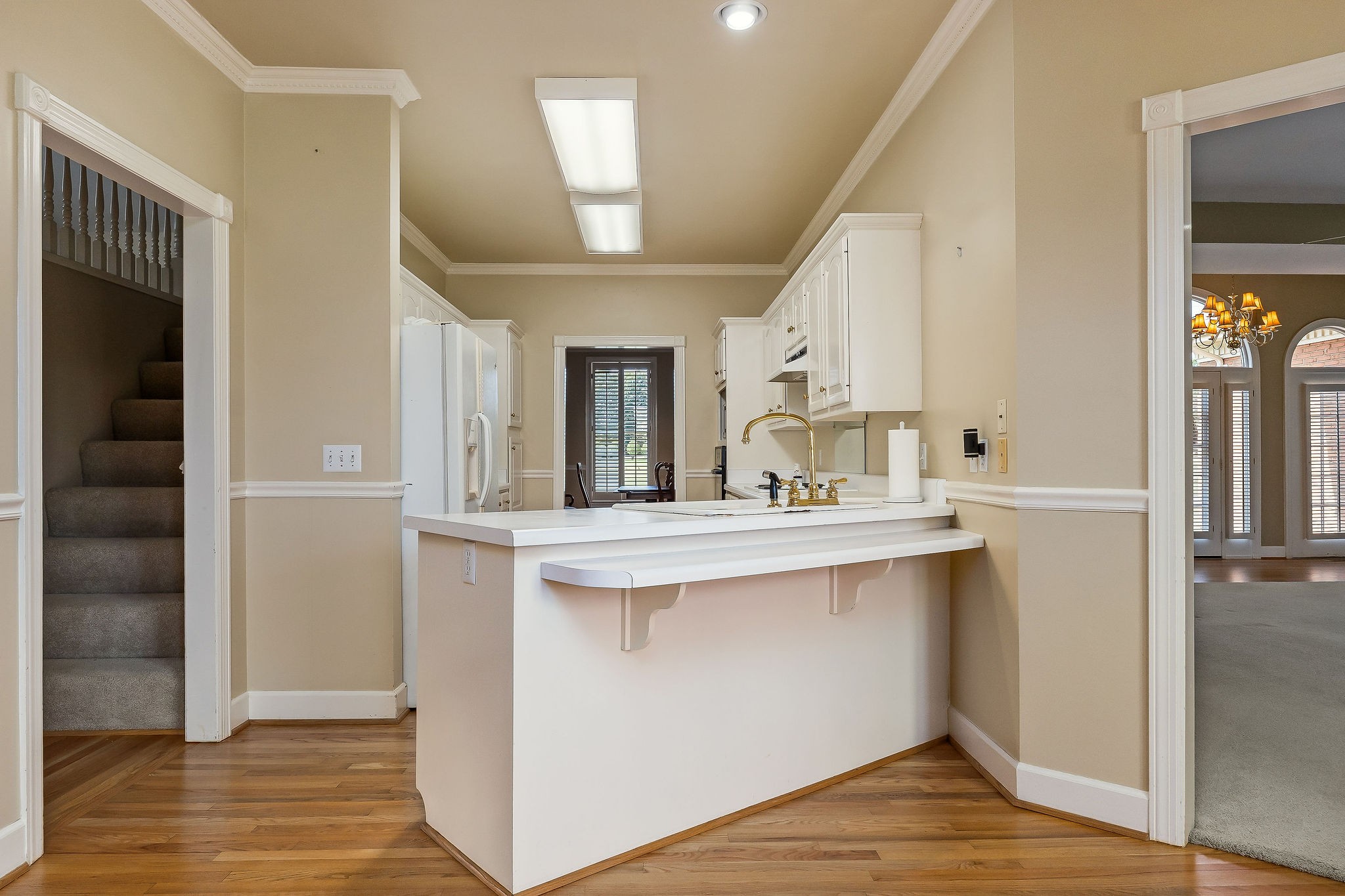 328 Riley Avenue Smithville, TN 37166 - Photo 8 of 40 a view of living room with granite countertop furniture and fireplace