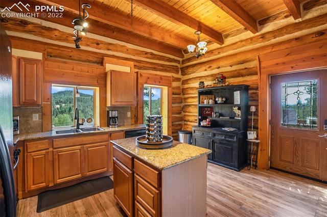 258 Wahsatch Road Florissant, CO 80816 - Photo 9 of 31 Kitchen, main level.