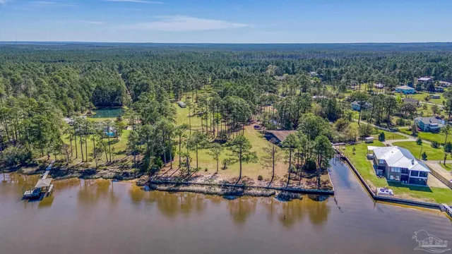a view of a yard with an outdoor space