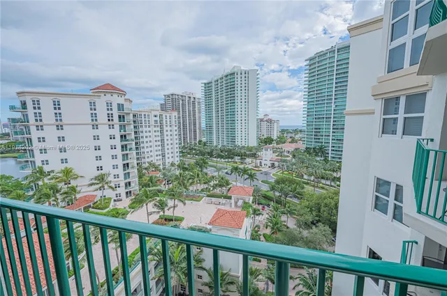 a view of balcony with potted plants