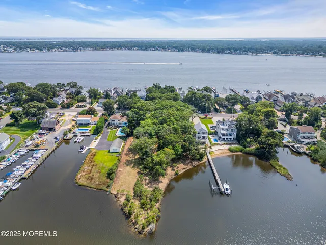 a view of a lake with outdoor space
