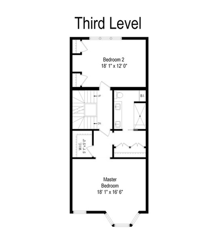 650 West Fulton Street, Unit B Chicago, IL 60661 - Photo 30 of 34 a picture of a bench in front of a wall