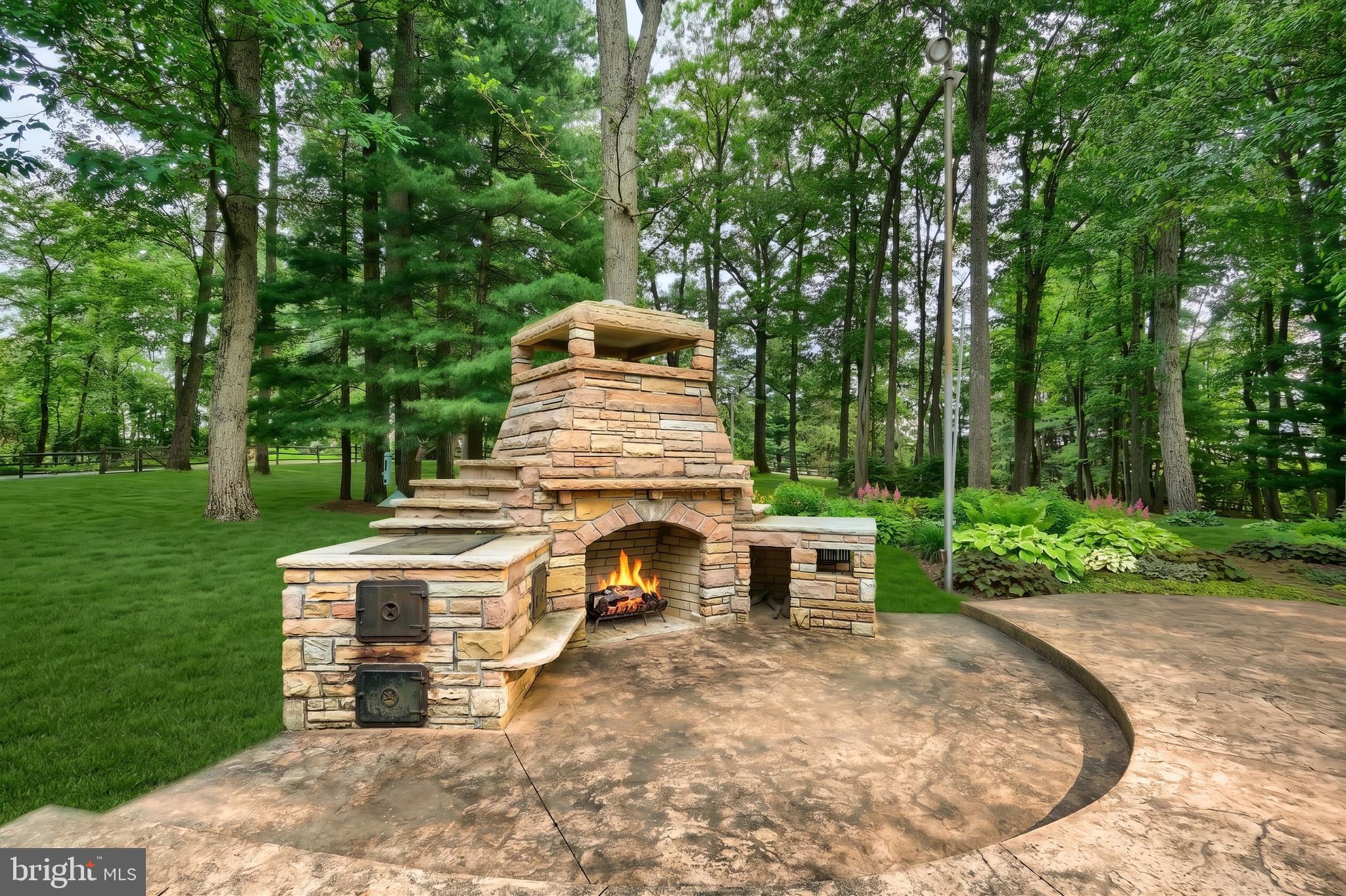 2850 Iron Stone Hill Road York, PA 17403 - Photo 11 of 61 Outdoor wood fireplace