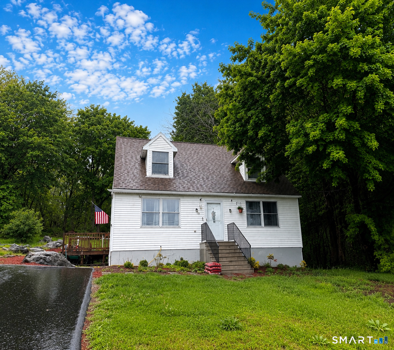 36 Rte 2a Preston, CT 06365 - Photo 3 of 30 a front view of a house with a yard and trees
