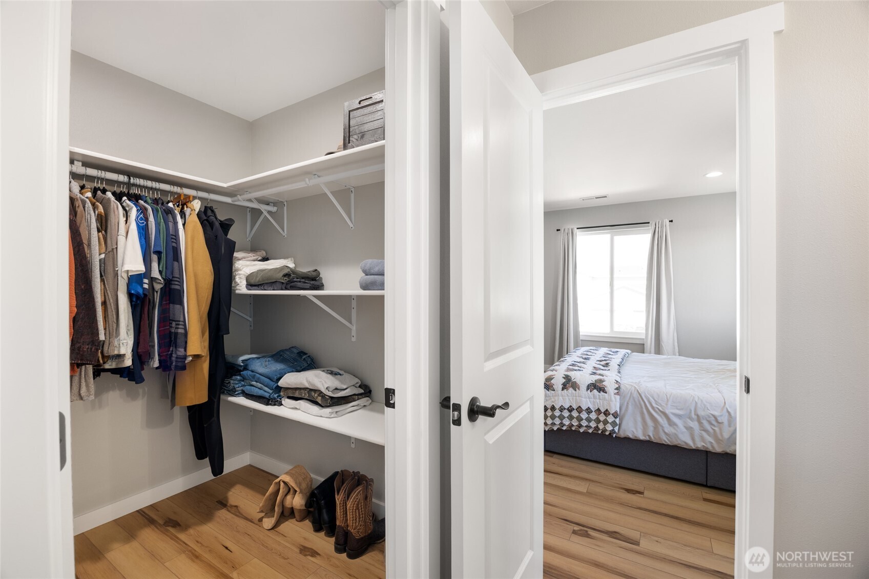 2376 Chelan Street Ephrata, WA 98823 - Photo 21 of 40 a view of walk in closet with clothes and shoes