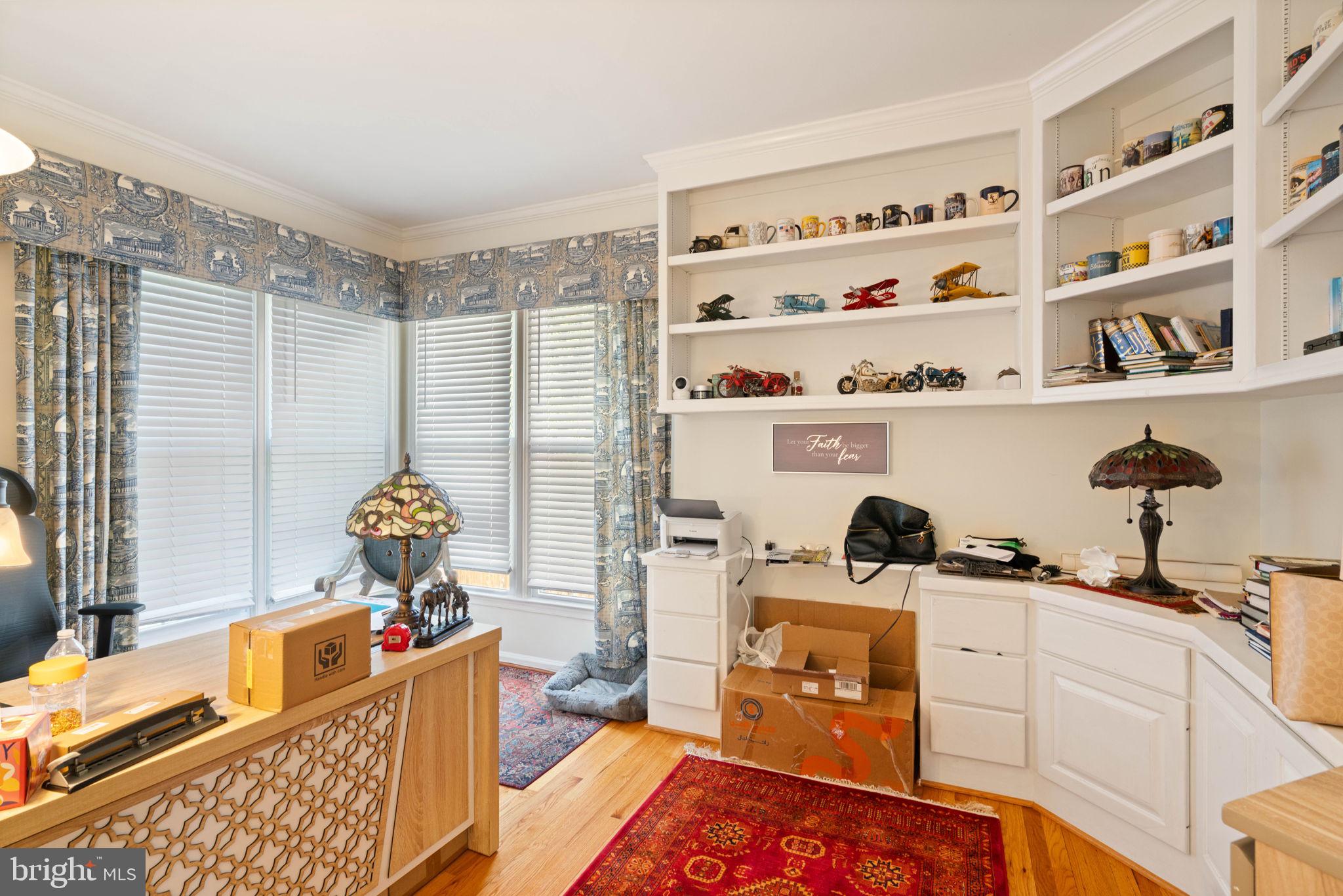 7616 Seabrook Lane Springfield, VA 22153 - Photo 26 of 37 Charming workspace with natural light.