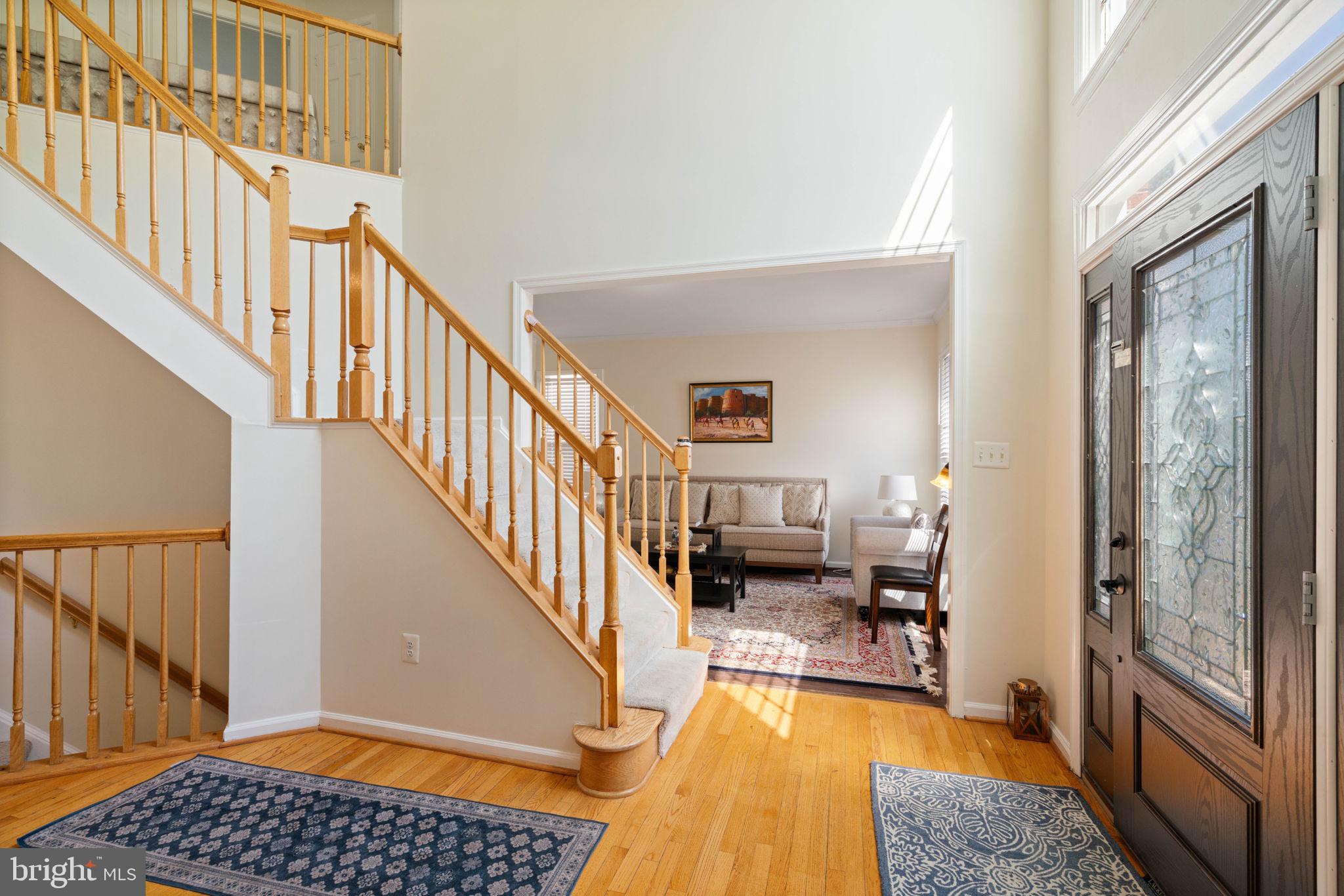 7616 Seabrook Lane Springfield, VA 22153 - Photo 4 of 37 Welcoming foyer with elegant staircase.