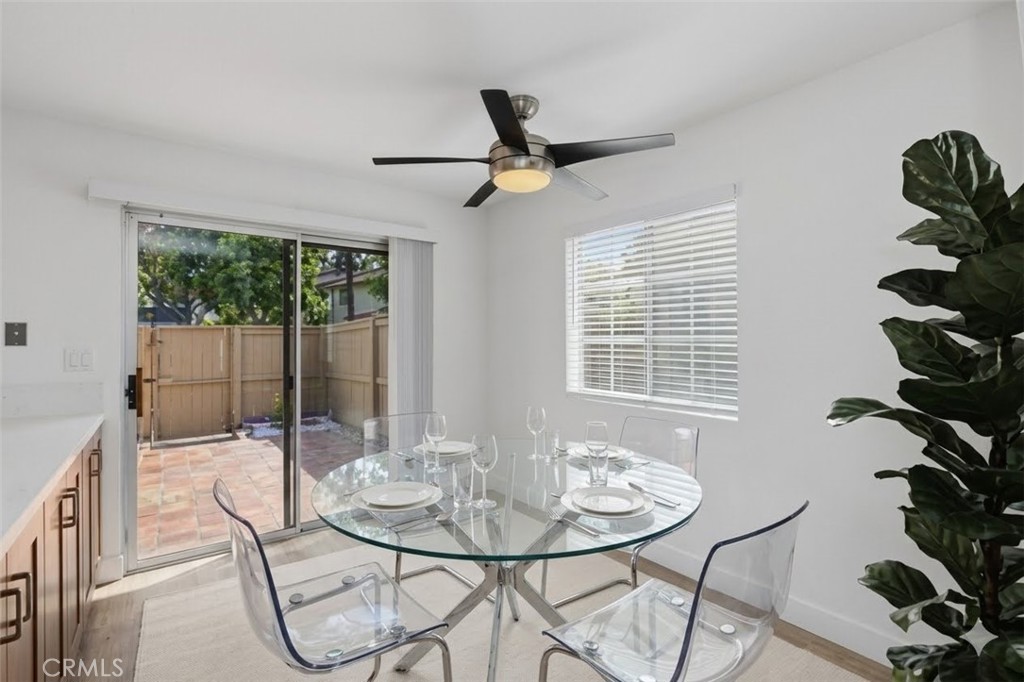 11 Fairside Irvine, CA 92614 - Photo 17 of 40 a view of a dining room with furniture window and outside view