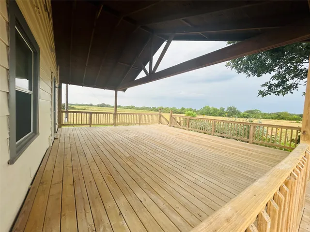 a view of ocean from a balcony