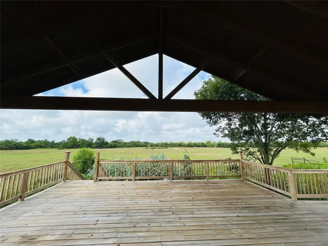 a view of lake from window