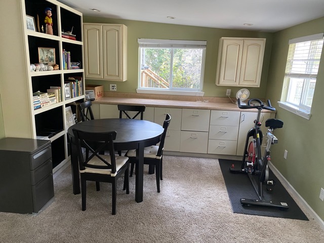 314 Ruth Avenue St. Charles, IL 60174 - Photo 17 of 36 a view of a workspace with furniture and a window