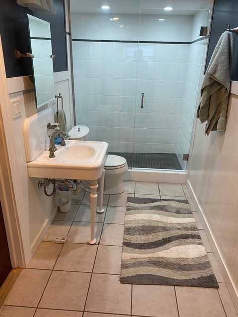 314 Ruth Avenue St. Charles, IL 60174 - Photo 23 of 36 a bathroom with a sink and mirror