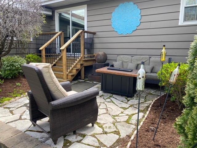 314 Ruth Avenue St. Charles, IL 60174 - Photo 28 of 36 a view of backyard with outdoor seating and plants