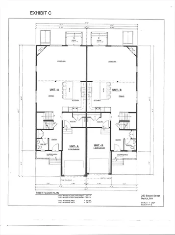 $1,148,000 | 293 Bacon Street, Unit A, Natick, MA 01760