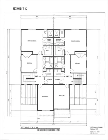 $1,113,000 | 293 Bacon Street, Unit A, Natick, MA 01760