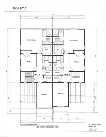 $1,148,000 | 293 Bacon Street, Unit A, Natick, MA 01760